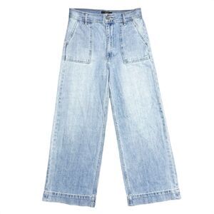 FRYE Nadia High-Rise Wide-Leg Light Vintage Wash Jeans Size 26